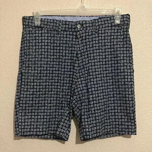 Polo Ralph Lauren Golf Navy Geo Polo Crest Stretch & Wicking Shorts